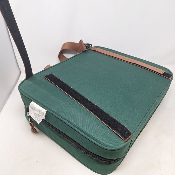 California Innovations Green Cushioned Foldable Seat Padded Stadium Seat Sports - Picture 5 of 11